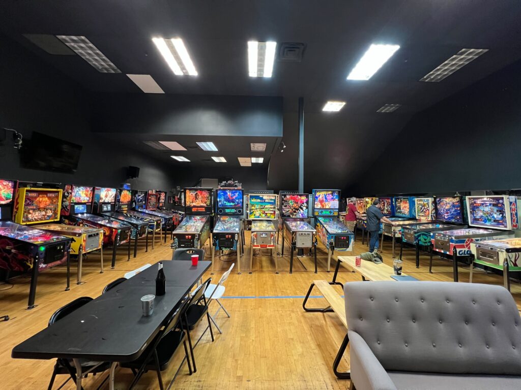 Port City Pinball room view